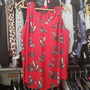 ADORABLE CACTUS PRINT TOP